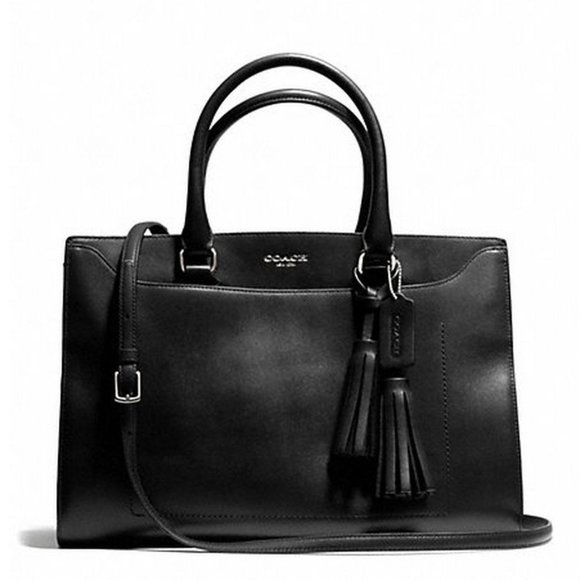 Coach Pinnacle Leather Leighton Frame Carry All 🤩 STUNNING 🤩 SOPHISTICATED 💖 - Picture 2 of 12